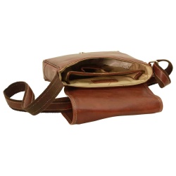 Borsa in pelle per I-Pad. Castagna - Img 3