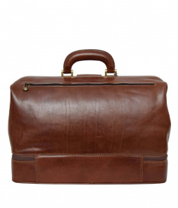 BORSA MEDICO IN PELLE CON DOPPIO FONDO DI BERARDINO - Img 2