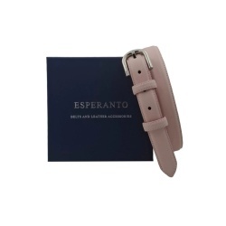 CINTURA DONNA 2,5 CM IN PELLE ORIONE BELTS ARTIGIANALE MADE IN ITALY - Img 3