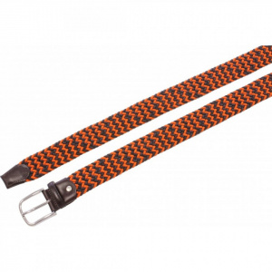 CINTURA UOMO 3,5 CM BICOLORE ELASTICA INTRECCIATA IN TESSUTO ORIONE BELTS ARTIGIANALE MADE IN ITALY - Img 2