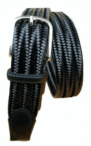 CINTURA UOMO 3,5 CM ELASTICA IN CUOIO ORIONE BELTS ARTIGIANALE MADE IN ITALY - Img 2