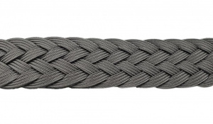 CINTURA UOMO 3,5 CM INTRECCIATA IN CAMOSCIO ORIONE BELTS ARTIGIANALE MADE IN ITALY - Img 3