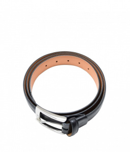 CINTURA UOMO 3 CM IN PELLE DI BERARDINO ARTIGIANALE MADE IN ITALY - Img 2