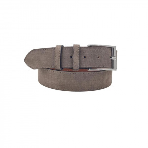 CINTURA UOMO PIATTA 4 CM IN CAMOSCIO ORIONE BELTS ARTIGIANALE MADE IN ITALY