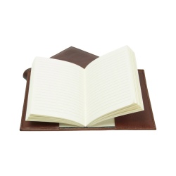 Diario in pelle medio - marrone