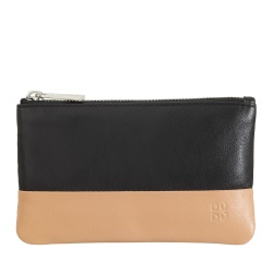 DUDU Astuccio portachiavi colorato in pelle uomo donna formato bustina con zip - Img 2