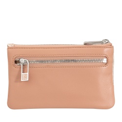 DUDU Astuccio portachiavi colorato in pelle uomo donna formato bustina con zip - Img 3