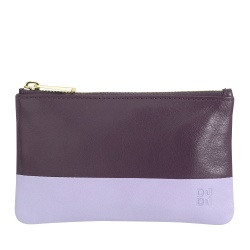 DUDU Astuccio portachiavi colorato in pelle uomo donna formato bustina con zip - Img 2
