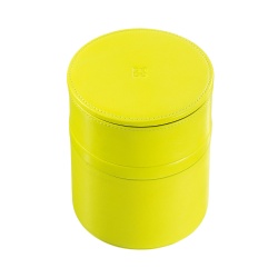DUDU Barattolo con Coperchio di Design da Casa da Scrivania Ufficio 11x14cm, Portaoggetti Multicolore Svuotatasche Versatile - Img 2