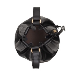 DUDU Borsa a Secchiello Donna in Pelle Grande con Tracolla Regolabile e Chiusura a Coulisse – Borsa Elegante, Spaziosa e Pratica per Uso Quotidiano e Occasioni Speciali - Img 4