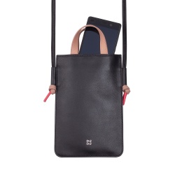 DUDU Borsa a Tracolla per Cellulare in Vera Pelle, Porta Smartphone da Collo da Spalla Elegante, Borsettina per Telefono Colorata - Img 3