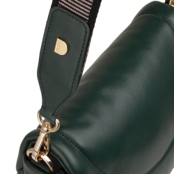 DUDU Borsa a Tracolla Spalla Donna in Pelle Trapuntata, Borsetta Piccola Elegante Imbottita con Patta, Spallina e Tracolla Removibili - Img 5