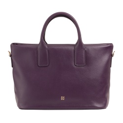 DUDU Borsa Donna a Mano in Pelle con Tracolla, Borsa Media Piccola a Spalla con Cerniera e Tracolla Staccabile, Borsetta Elegante Colorata - Img 1