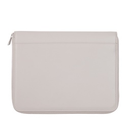 DUDU Cartella Portadocumenti A5 in Vera Pelle da Uomo Donna, Porta Tablet iPad Mini, Portablocchi, Organizer per Blocco Note Quaderno A5 - Img 2