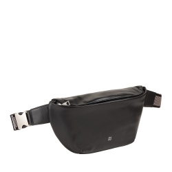 DUDU Marsupio in Vera Pelle per Uomo Donna con Cinghia Regolabile, Design Pulito Elegante Capiente, Marsupio a 3 Zip - Img 3