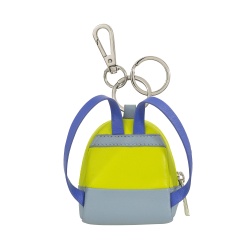 DUDU Piccolo Portamonete Borsello con Portachiavi Donna in Pelle, Design a Mini Zainetto, Cerniera Zip, Doppio Anello e Moschettone - Img 2