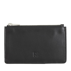 DUDU Porta Carte di Credito Uomo Donna in Pelle, Portafoglio Sottile Piccolo, 4 Porta Tessere Portacarte, con Chiusura a Cerniera - Img 2