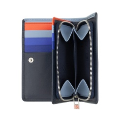 DUDU Portafoglio da Donna Colorato RFID in Pelle Multicolore con Portamonete a Cerniera, Tasche Porta Carte e Tessere - Img 4