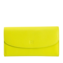 DUDU Portafoglio Donna Grande in Pelle Colorata, Portafoglio Continental, Tasche Porta Carte di Credito, Portamonete con Cerniera