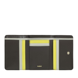 DUDU Portafoglio donna piccolo RFID in pelle multicolore Colorful - Img 3