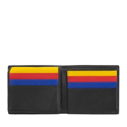 DUDU Portafoglio Piccolo da Uomo RFID in Pelle Multicolore Porta Carte Tessere