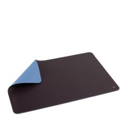 DUDU Sottomano Scrivania Ufficio in Pelle Bicolore CM 61x40, Double-Face Arrotolabile, Antiscivolo Morbido Senza Cuciture - Img 3