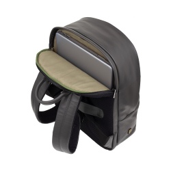 DUDU Zaino in Pelle Uomo Donna Porta PC 15L – Elegante Zaino da Viaggio e Lavoro con Tasca Imbottita per Laptop (fino 13"), Spallacci Regolabili e Design Compatto - Img 5