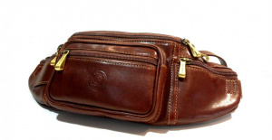 MARSUPIO IN PELLE GIUDI MODELLO 6 TASCHE - Img 3