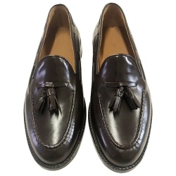 MOCASSINI UOMO IN PELLE CON NAPPINE GAROFALO GIANBATTISTA ARTIGIANALI MADE IN ITALY