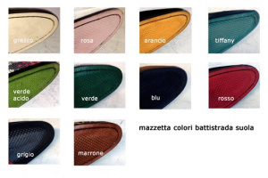MOCASSINI UOMO IN VELLUTO CON ACCESSORIO PERSONALIZZABILI GAROFALO GIANBATTISTA ARTIGIANALI MADE IN ITALY - Img 5