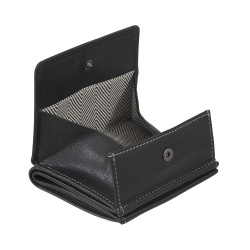 Nuvola Pelle Portafoglio Uomo Pelle con Portamonete a Pozzetto – Portafoglio Compatto in Vera Pelle con Porta Carte, Banconote e Bottone di Chiusura – Design Classico e Funzionale - Img 3