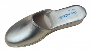 PANTOFOLA DONNA MILLY IN PELLE ARTIGIANALE MADE IN ITALY - Img 3