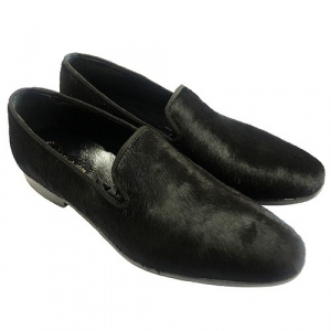 PANTOFOLE CHIUSE IN CAVALLINO GAROFALO GIANBATTISTA ARTIGIANALI MADE IN ITALY - Img 2