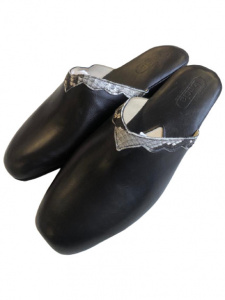 PANTOFOLE DONNA IN PELLE GEDA LINEA LUCIA MADE IN ITALY - Img 2