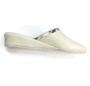 PANTOFOLE DONNA IN PELLE GEDA LINEA LUCIA MADE IN ITALY - Img 4