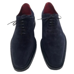 SCARPE UOMO STRINGATE IN CAMOSCIO GAROFALO GIANBATTISTA ARTIGIANALI MADE IN ITALY