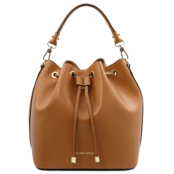 Vittoria - Borsa secchiello in pelle