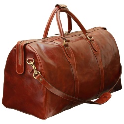 Borsa da viaggio per il weekend. Marrone - Img 2