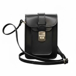 Borsello da Cintura in Pelle-Nero