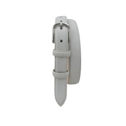 CINTURA DONNA 2,5 CM IN PELLE DI CERVO ORIONE BELTS ARTIGIANALE MADE IN ITALY - Img 2