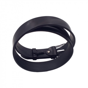 CINTURA UOMO 3,5 CM IN CUOIO DI TORO PLISSE' ORIONE BELTS ARTIGIANALE MADE IN ITALY - Img 3