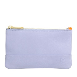 DUDU Astuccio portachiavi colorato in pelle uomo donna formato bustina con zip - Img 2