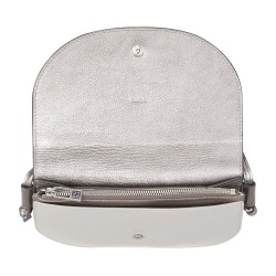 DUDU Borsa a Tracolla Donna Piccola in Pelle, Borsetta Design Sottile Compatta con Chiusura a Bottone, Tracolla Regolabile - Img 4
