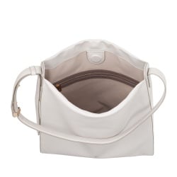 DUDU Borsa Donna a Spalla Trapezoidale in Vera Pelle, Borsa a Trapezio con Tracolla Regolabile – Elegante, Spaziosa per Tempo Libero, Lavoro, Sera - Img 4