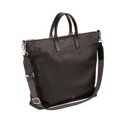 DUDU Borsa Donna Grande Morbida in Pelle, Borsa a Tracolla Capiente con Cinghia Staccabile, Borsa a Mano con Due Manici e Chiusura Zip - Img 3