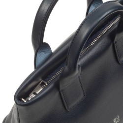 DUDU Borsa Donna Piccola a Tracolla in Vera Pelle, Borsa Mini Bag da Sera Elegante, 22 x 13 cm, Doppi Manici, Tracolla a Catena, Chiusura Zip - Img 3