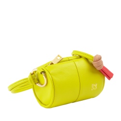 DUDU Custodia Porta Auricolari Apple AirPods in Vera Pelle con Laccio da Collo, Mini Cilindro a Cerniera per AirPods Elegante Sicuro Colorato - Img 3