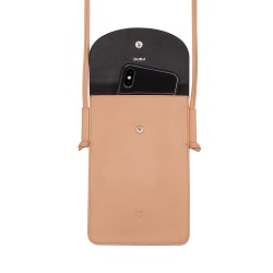 DUDU Custodia Porta Cellulare da Collo in Pelle, Astuccio Porta Smartphone fino a 6,7 Pollici con Bottone, Laccio Tracolla Regolabile, Design Sottile - Img 4