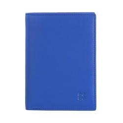 DUDU Portafoglio da uomo a libro RFID in pelle multicolore con lampo - Img 2