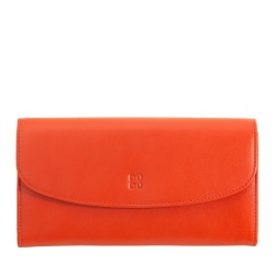 DUDU Portafoglio Donna Grande in Pelle Colorata, Portafoglio Continental, Tasche Porta Carte di Credito, Portamonete con Cerniera